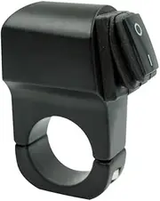 Waterproof 22mm 7/8" Motorcycle Handlebar Switches Fog Brake Switch Motorcycle Accessories(Black Button)