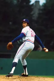 Ferguson Jenkins the Texas Rangers pitches v the Baltimore Oriole- 1974 Photo