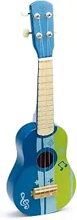 Hape Kid's Wooden Toy Ukulele in Blue