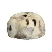 Auskin The Lhasa Sheepskin Leather Base Bean Bag w/ Zipper 93x92cm Natural