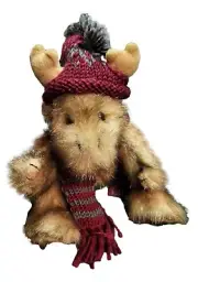 Bearington Bears Plush Moose Manny Moosetracks 12 Inch Stuffed Animal Toy 1583