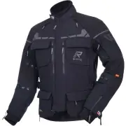 Ecuado-R Black Motorcycle Textile Jacket