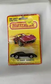 LESNEY MATCHBOX SUPERFAST 1980, #62 CHEVROLET CORVETTE - NEW IN PACKAGE