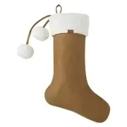 Koolaburra by Ugg Faux Suede Holiday Christmas Stocking Oeko-Tex Gift Tag NEW
