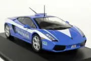 Atlas 1/43 - 19 Lamborghini Gallardo 2004 Italy Police Diecast model car