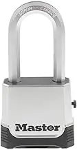 Master Lock M176XDLH Heavy Duty Outdoor Set Your Own Combination Lock, 1 Pack, Silver