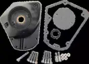 DS Satin Black Cam Shaft Cover Kit for Harley Softail Springer 93-99