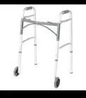 Drive Medical PreserveTech Deluxe Two Button Folding Walker with 5" Wheels