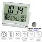 Parts Digital Clock Replacement LCD Digital Silver Clock Table Practiacl