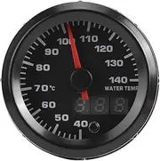 2in 52mm Car Water Temperature Temp Gauge Meter Pointer Digital Display Car Meter with Stepper Motor for Car Truck Vehicle Automotive RV