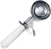 Cuisinox Spring Action Disher Scoop, Size #6,White