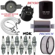 Tune Up Kit Filters Cap Wire Spark Plugs For GMC G3500 V8 5.7L 1987-1991
