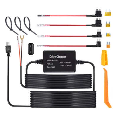 NNEDSZ USB/Micro/Type-C Hardwire Kit for DashCam RearView Camera Reversing Recor