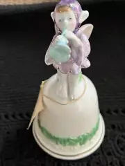 Napcoware Ceramic 7” Iridescent Fairies Rainbow Lane Collection”Aidan” Bell