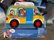 Ms. Rachel Sensory Toy Plush Tummy Time Learning Activity Bus NEW In Hand