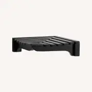 Pottery Barn DECLAN Corner Shelf Retired BLACK New in Box Sealed W/Hardware