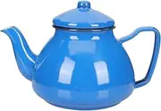 CRILSTYLEO Enamel Tea Kettle Thickened Household Heating Pot with Ergonomic Handle for Safe Pouring Creative Coffee Kung Fu Tea Pot for Home Use
