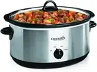 Crock-Pot 7 Quart Manual Slow Cooker - Stainless Steel, Oval Shape, Large Family