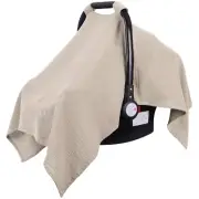 Muslin Car Seat Cover for Babies - Carseat Stroller Cover Infant Stroller Covers
