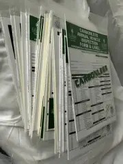 30 JJ Keller 15048 (400MP) Carbonless Annual Vehicle Inspection Form & Label Lot