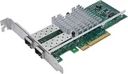 10Gb SFP+ PCIe NIC Network Card with Dual 10Gbps SFP+ Port, PCIEx8 Ethernet Converged Server, 82599 Chip, Supports for Win 2003 Server, for Vista, for Virtual Server 2005
