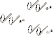 UPKOCH Sets Metal Slide Finger Ring for Trumpet Handles for Trumpet Pull Ring Sturdy and Easy to Carry Accessory