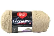 New Red Heart Super Saver Jumbo Yarn Buff Beige
