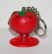 Attack of the Killer Tomatoes Smiling Tomato PVC Key Chain 1991 Applause UNUSED