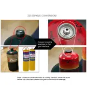 Camping Propane Stove Adapter Replacement Fuel Refills Adapter Converter