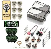 EMG JH Set James Hetfield Chrome Standard Short Shaft Pots ( 12 PICKS & 2 TINS )