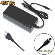 42V 2A Smart Lithium Battery Charger 5.5X2.1mm DC For Electric Car