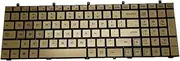 Gold Laptop No Backlit Paper Keyboard for Tongfang GH5KN51 United States US No Frame