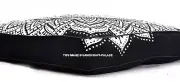 Ombre Floor Pillow Cover Indian Mandala Square Ottoman Pouf Cover Ottoman Daybed