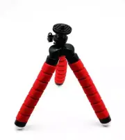 Flexible Sponge Octopus Tripod For Smartphone Tripod For Camera- Medium RED