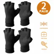Copper Compression Fit Gloves Arthritis Carpal Tunnel Hand Support Pain Relief