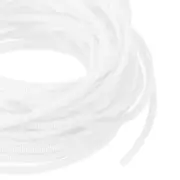 100ft 1/2 Inch White Wire Loom Split Tubing Cord Protectors Flexible Conduit