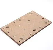 CNC MDF Spoilboard Table for 3018 CNC Router Machine, 30 x 18 x 1.2cm (11-4/5''x 7''x 1/2''), M6 Holes (6mm), Screws and Nuts Included