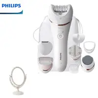 在飛比找松果購物優惠-(贈宮廷風雙面鏡)【PHILIPS 飛利浦】旗艦款拔刮美體除