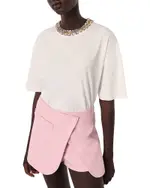 Maje Jewelry Neck Tee