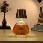 LED Table Lamp Rechargeable 3 Colors Dimmable Wireless Bottle Lamp (Coffee ) AU