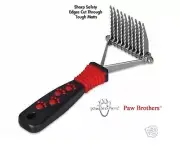 PET Grooming 10 BLADE DEMATTING Y RAKE Tool DOG CAT Mat Breaker Matbreaker Razor