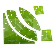 Sewing Stencils Craft Patchwork Ruler Handmade Practical Tool 5pcs F3Q18231