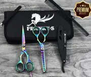 New Professional Barber Hairdressing Scissors Set MULTI Edition & Razor Kit 5.5"