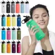 Hydro Flask 32oz 946ml Sport Water Bottle Stainless Steel Wide Mouth W/Straw Lid