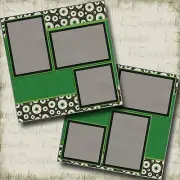 Googly Eyes - 2 Premade Scrapbook Pages - EZ Layout 5330