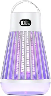 [Zappify] 2.0 Portable Bug Zapper, Indoor & Outdoor, Cordless Rechargeable Mosquito Zapper, Hanging Hook, 1500V High Voltage, Trap for Fly, Insect, Mosquito & Bugs, Home Garden Patio Backyard