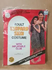 Vintage Ben Cooper Adult Caveman Or Cavewoman Halloween Costume (B8)