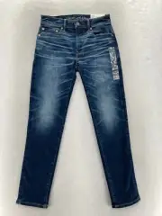 American Eagle Jeans Mens 28x30 Slim Straight Dark Blue Stretch Denim AirFlex