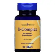 Vitamin B-Complex 100 Tabs by Foster And Thrive