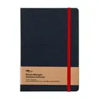 Notebook 2025 High Tide Starting March 2025 Minute Manager Ex Navy/Red (A5 Left_